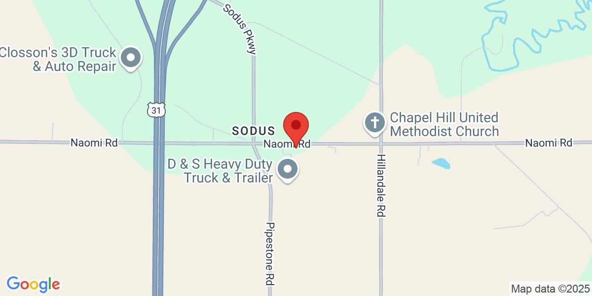 Map of Sodus Township Library